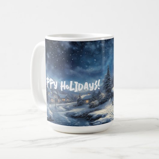 Happy Holidays Serie Kaffeetasse (Vorderseite Links)