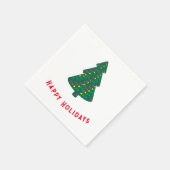 Happy Holidays Serviette (Ecke)