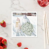 Happy Holidays Serviette (Beispiel)