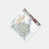 Happy Holidays Serviette (Ecke)