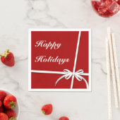 Happy Holidays Serviette (Beispiel)