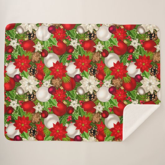 Happy Holidays Sherpadecke (Vorderseite (Horizontal))