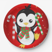 Happy Holidays Size: 9" Papier Teller (Vorderseite)