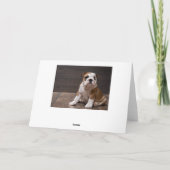 Happy Holidays Snow Feiertagskarte (Rückseite)