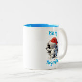 Happy Holidays Snowman 3d Tasse (VorderseiteRechts)
