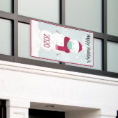 Happy Holidays Snowman Banner (Äußeres Gebäude)