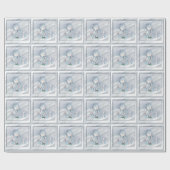 Happy Holidays Snowman Geschenkpapier (Flach)