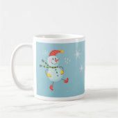 Happy Holidays Snowman Kaffeetasse (Links)