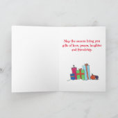 Happy Holidays Snowman Karte (Innenseite)