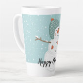 Happy Holidays Snowman Milchtasse (Linke Ecke)