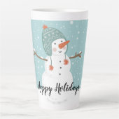 Happy Holidays Snowman Milchtasse (Vorderseite)