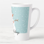 Happy Holidays Snowman Milchtasse (Rechts)