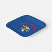 Happy Holidays Snowman Paper Tellers Pappteller (Gewinkelt)