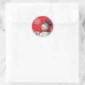 Happy Holidays Snowman Stickers (Tasche)