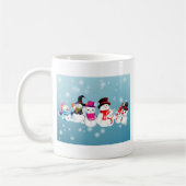Happy Holidays Snowmen Kaffeetasse (Links)