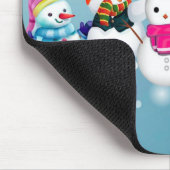 Happy Holidays Snowmen Mousepad (Ecke)