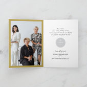 Happy Holidays Sparkling Weihnachtsbaum Business Feiertagskarte (Innenseite)