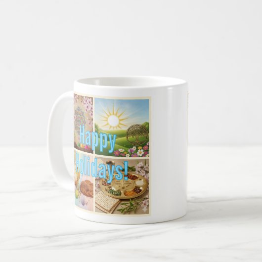 Happy Holidays Spring Edition Mug Kaffeetasse (Vorderseite Links)