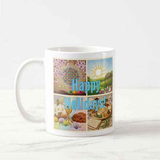 Happy Holidays Spring Edition Mug Kaffeetasse (Links)