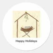 Happy Holidays Sticker (Vorderseite)
