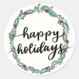 Happy Holidays Sticker