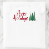 Happy Holidays Sticker (Tasche)