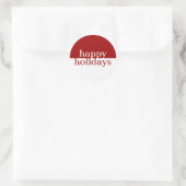 Happy Holidays Sticker (Tasche)