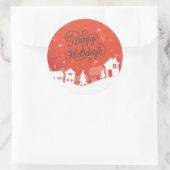 Happy Holidays Sticker (Tasche)