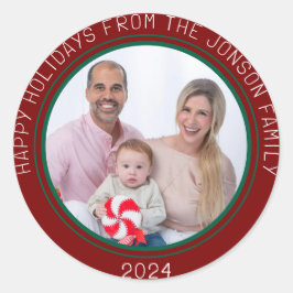 Happy Holidays Sticker - Festlicher Urlaub