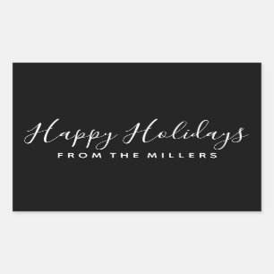 Happy Holidays Sticker Script Personalisiert