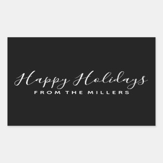 Happy Holidays Sticker Script Personalisiert