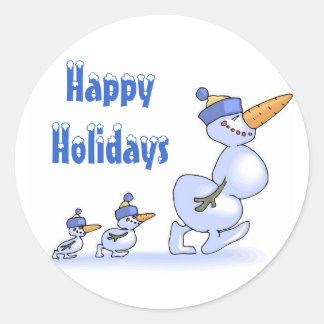 Happy Holidays Stickers