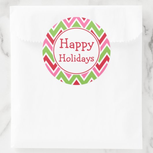 Happy Holidays Stickers (Tasche)