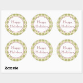 Happy Holidays Stickers (Blatt)