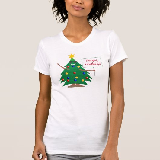 Happy Holidays T-Shirt (Vorderseite)