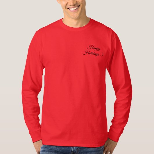 Happy Holidays !! T-Shirt (Vorderseite)