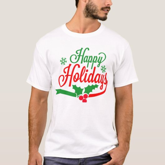 Happy Holiday's" T-Shirt (Vorderseite)