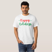 Happy Holidays T-Shirt (Vorne ganz)