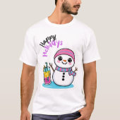 Happy Holidays T-Shirt (Vorderseite)
