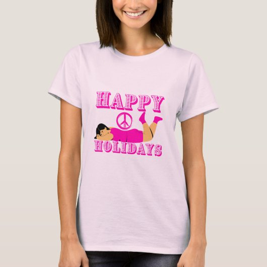 Happy Holidays T-Shirt (Vorderseite)