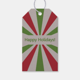 Happy Holidays - Tags für benutzerdefinierte Textg Geschenkanhänger