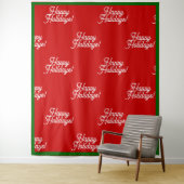 Happy Holidays Tapestry Wandteppich (Beispiel)