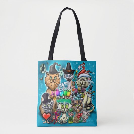 Happy Holidays Tasche (Vorderseite)