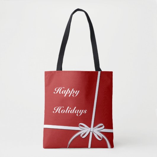 Happy Holidays Tasche (Vorderseite)