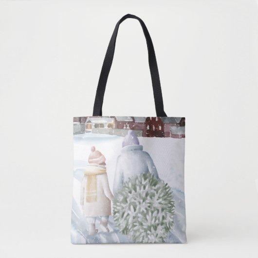 Happy Holidays Tasche (Vorderseite)