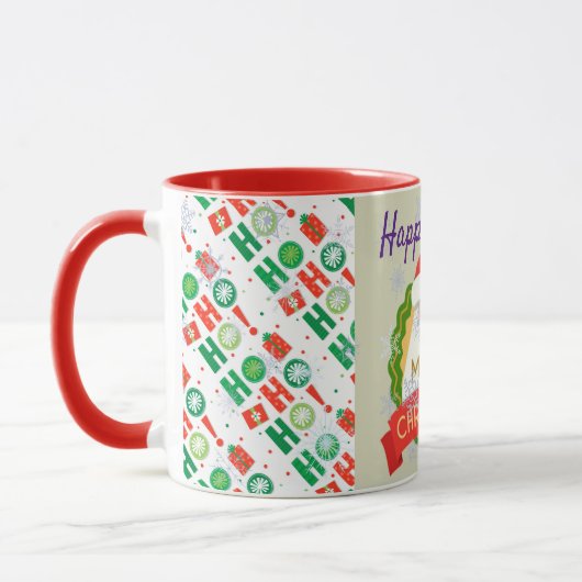 Happy Holidays Tasse (Links)