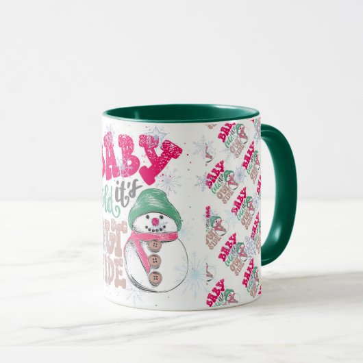 Happy Holidays Tasse (VorderseiteRechts)