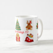 Happy Holidays !! Tasse (VorderseiteRechts)