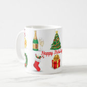 Happy Holidays !! Tasse (Vorderseite Links)