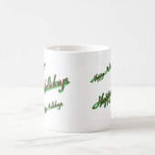 Happy Holidays Tasse (Mittel)